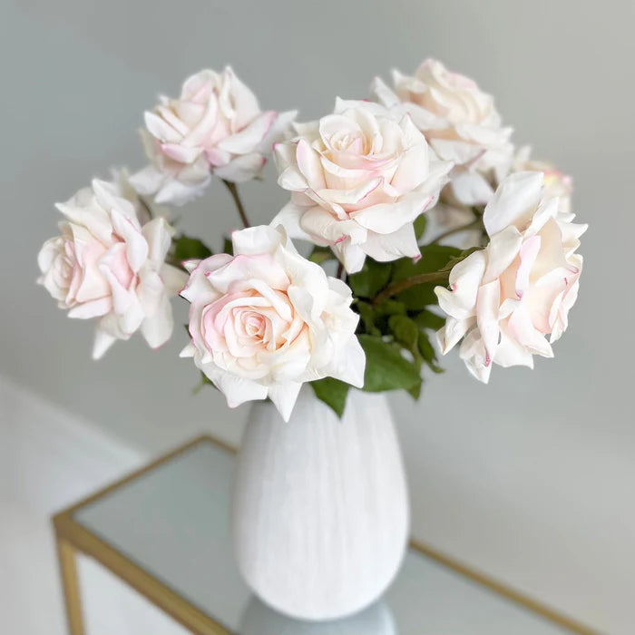 Artificial Blush Pink Tea Rose