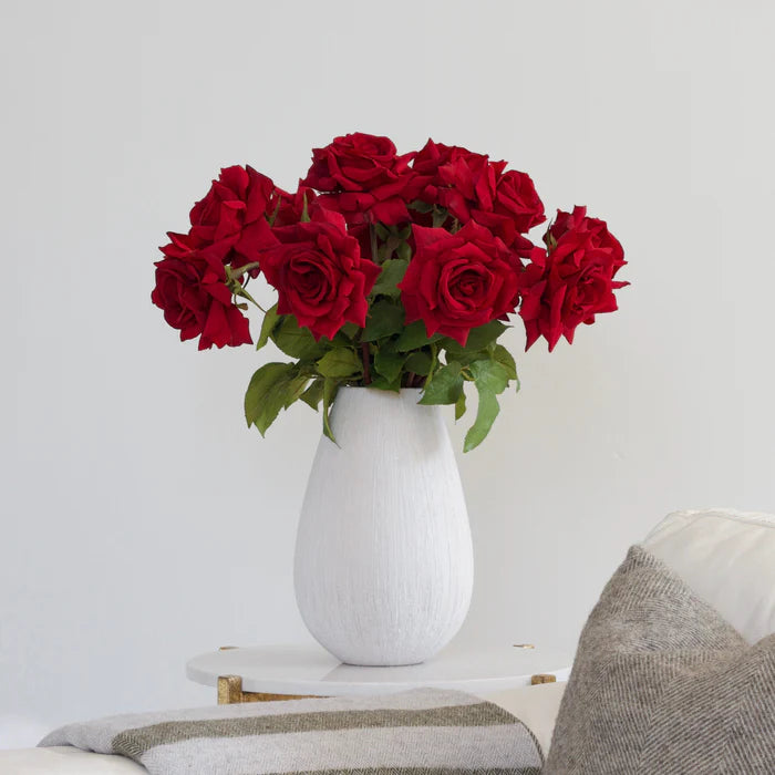 Artificial Red Tea Rose